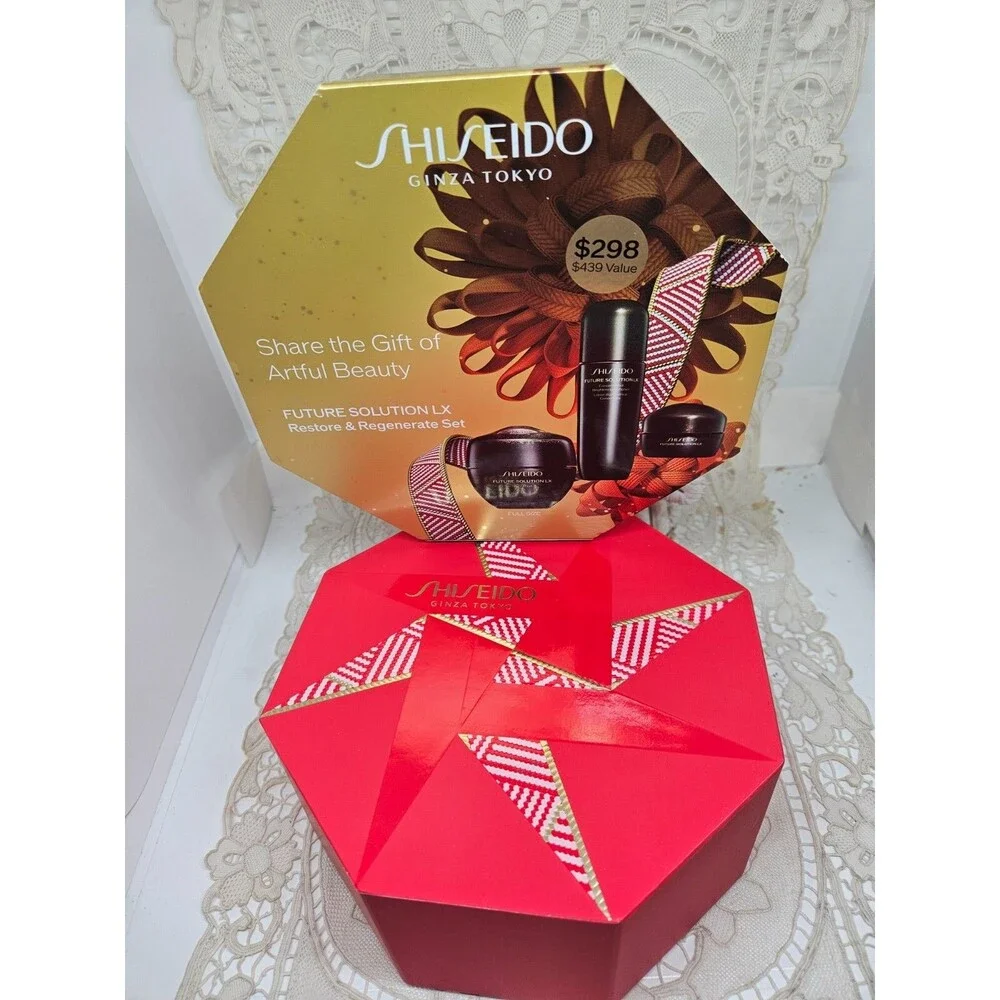 Shiseido Future Solution LX Restore & Regenerate Skincare 3-Pc. Set NIB